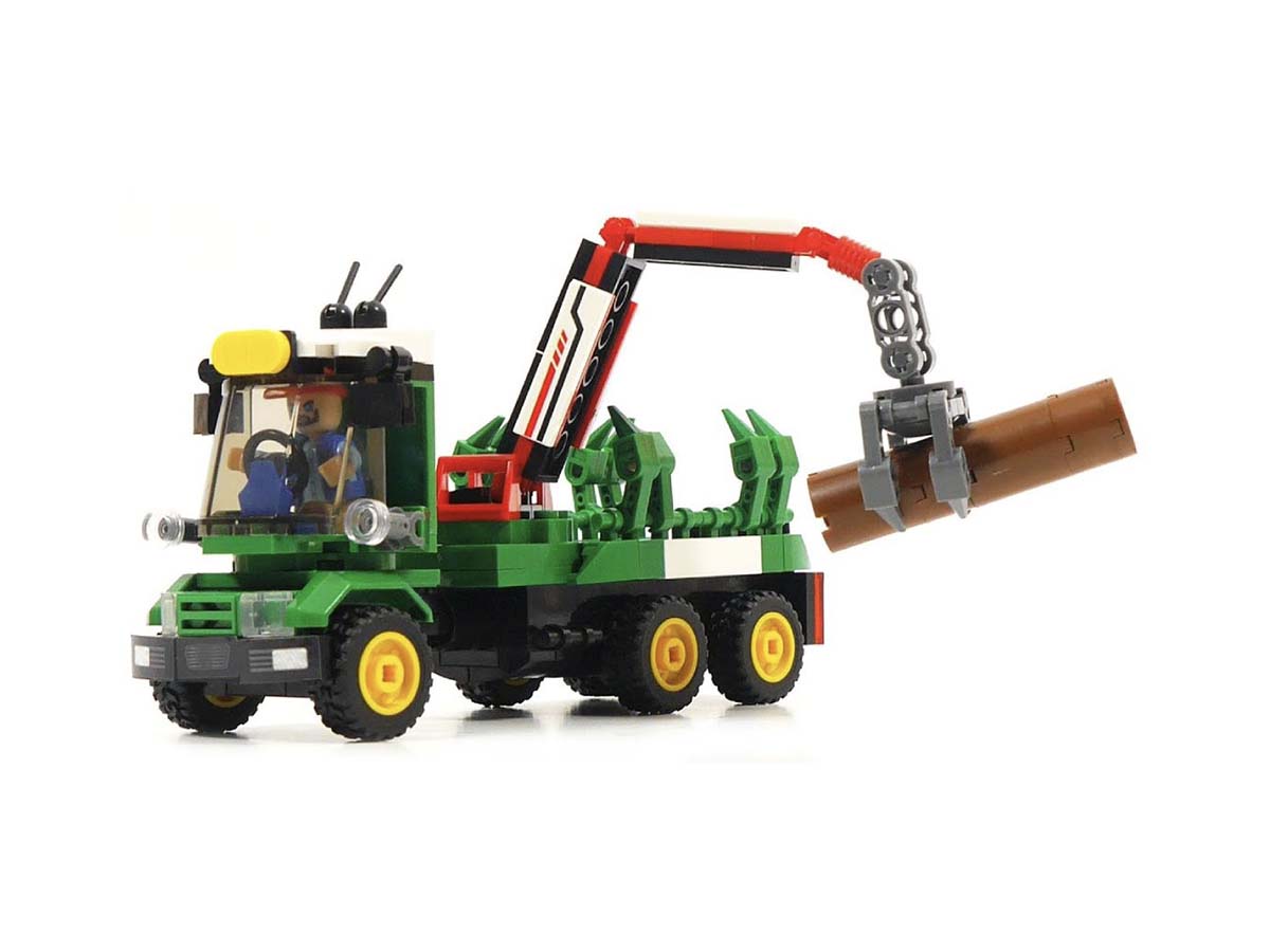 Կոնստրուկտոր Sluban Город Ферма, SLB0778, 209կտ. Գերանբարձիչով