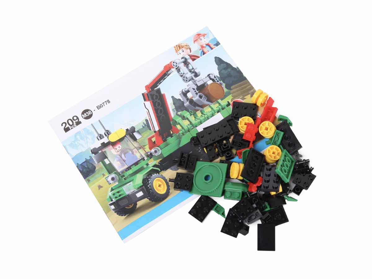 Կոնստրուկտոր Sluban Город Ферма, SLB0778, 209կտ. Գերանբարձիչով