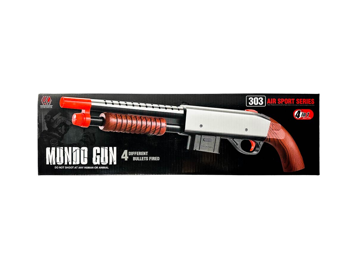 Զենք MUNDO GUN 4 Ձևի Փամփուշտ 303