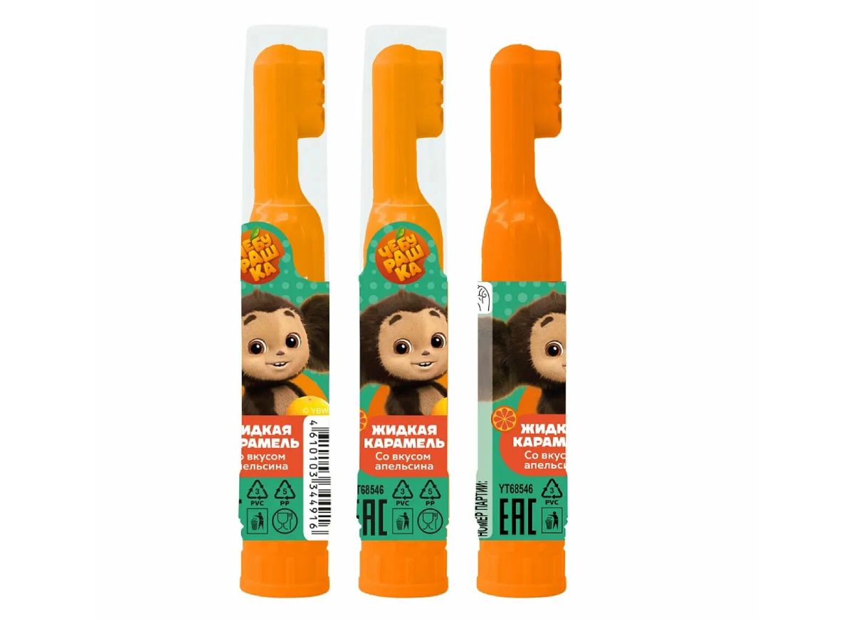 SWEET BAR. Հեղուկ Կարամել Չեբուրաշկա Ատամի Խոզանակ 6գ 24/30