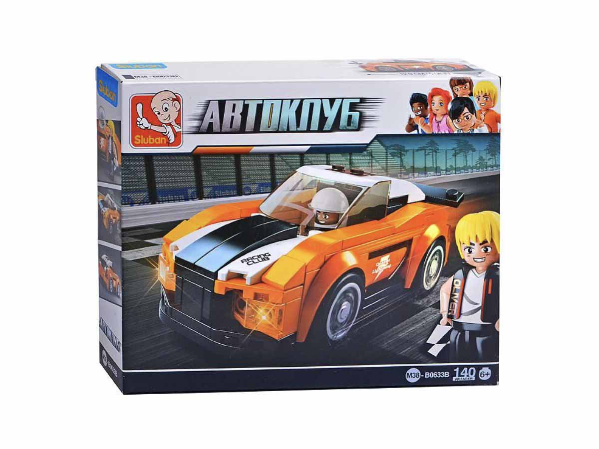Կոնստրուկտոր Sluban Автоклуб, Մեդել -BM380633B, 140կտ. Օրանժ Սպորտ Ավտո