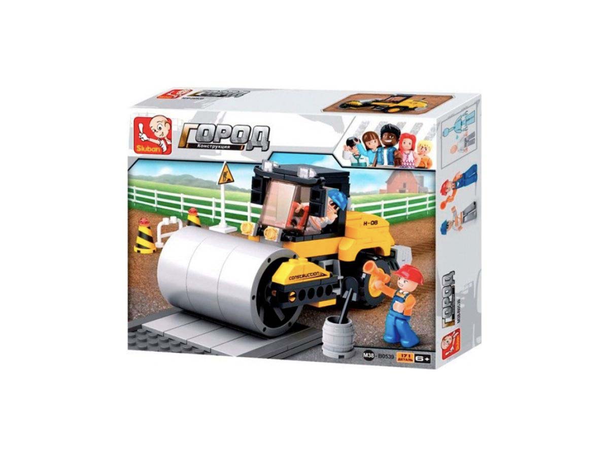 Կոնստրուկտոր Sluban Город, SLB0539, 171կտ Ասֆալտապատող Մեքենայով