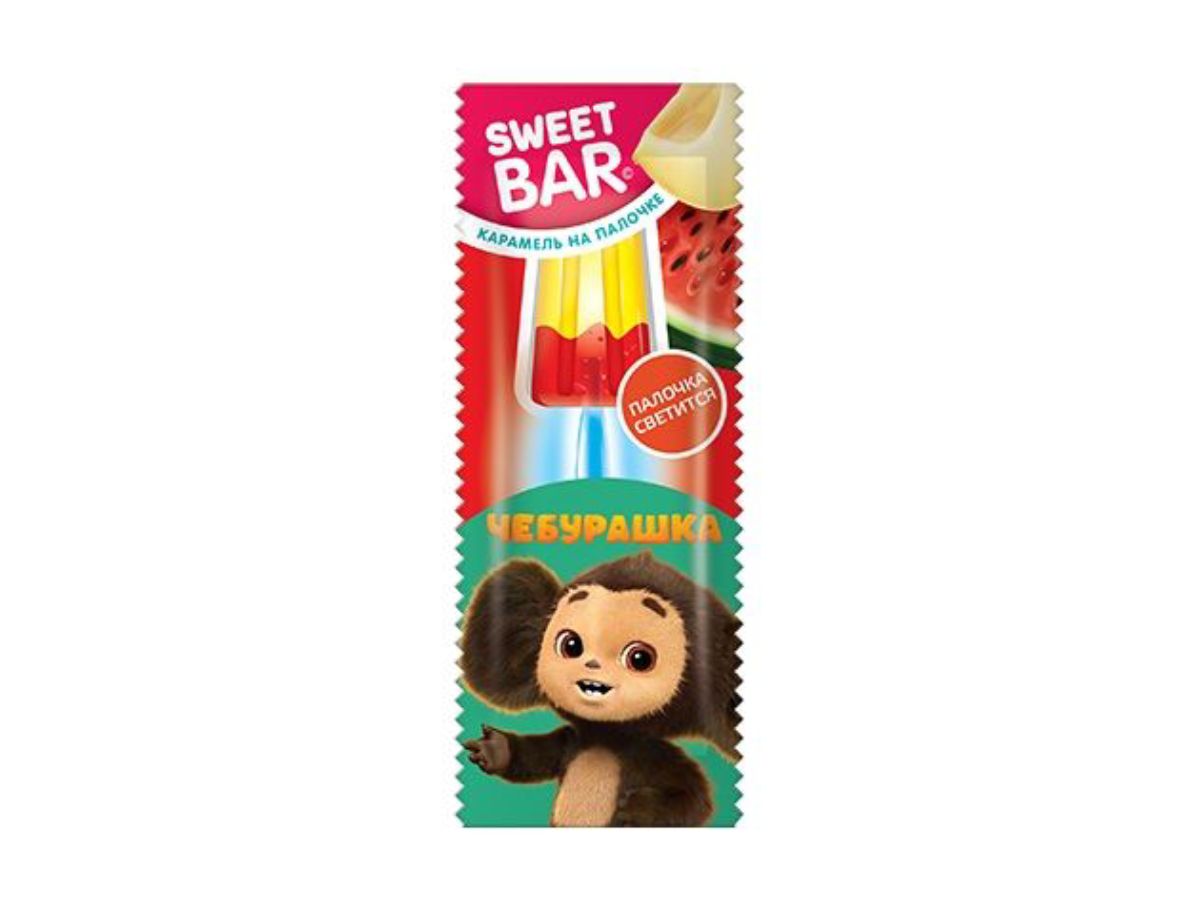 SWEET BAR Լուսային Փայտիկով Չեբուրաշկա 10գ. 1/24