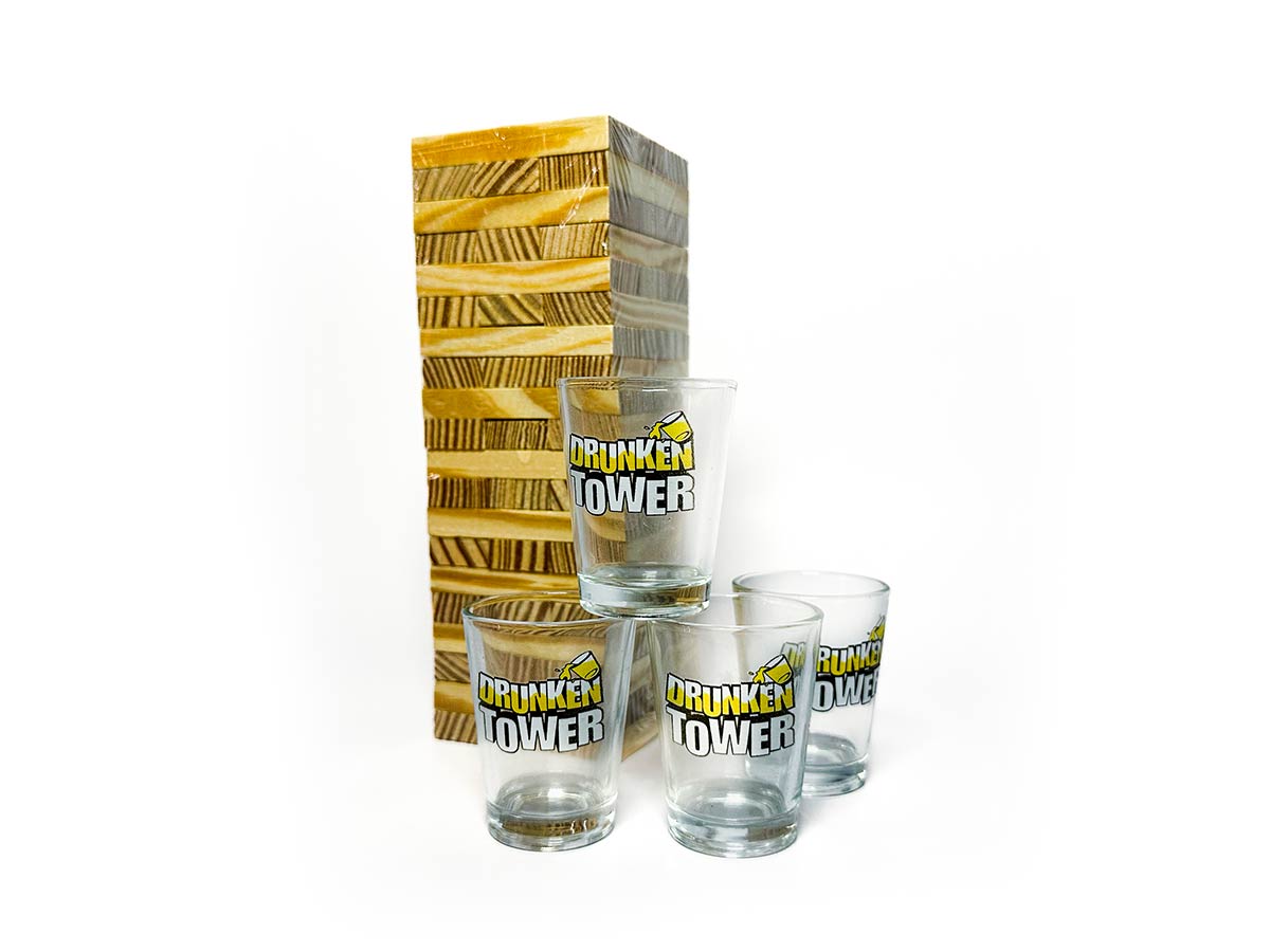 Ալկո Խաղ – Հավաքածու JENGA Բաժակներով