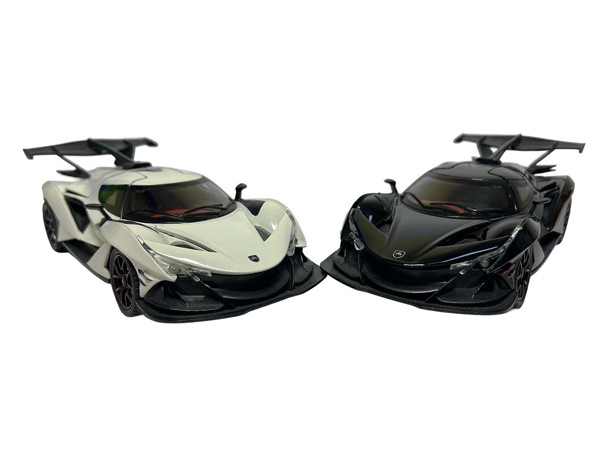 Մեքենա Մետաղ. Apollo EVO 1:24, ծխով, էլ. 4 Բացվող կարբոն Սպոլլեր