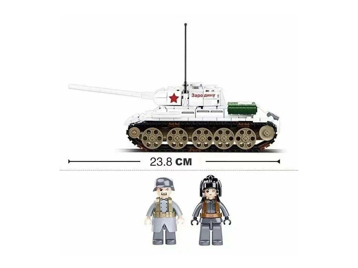 Կոնստրուկտոր Sluban АРМИЯ WWII, M38-B0978, 518կտ Սպիտակ Տանկ