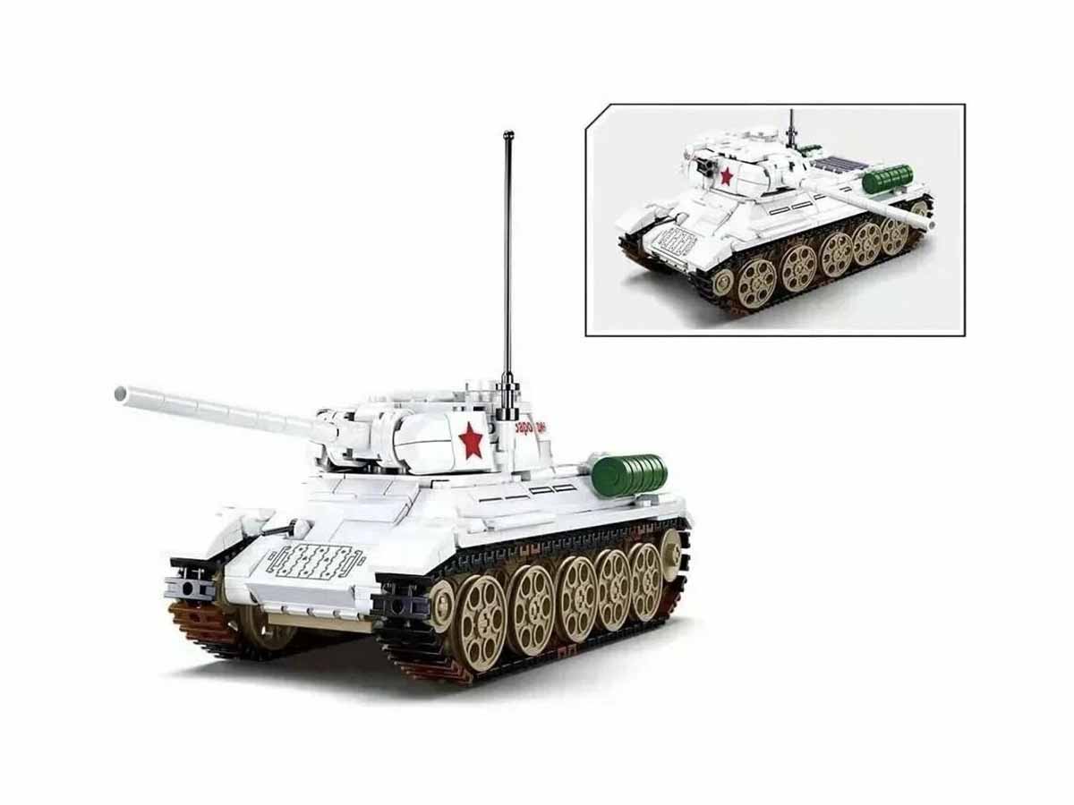 Կոնստրուկտոր Sluban АРМИЯ WWII, M38-B0978, 518կտ Սպիտակ Տանկ