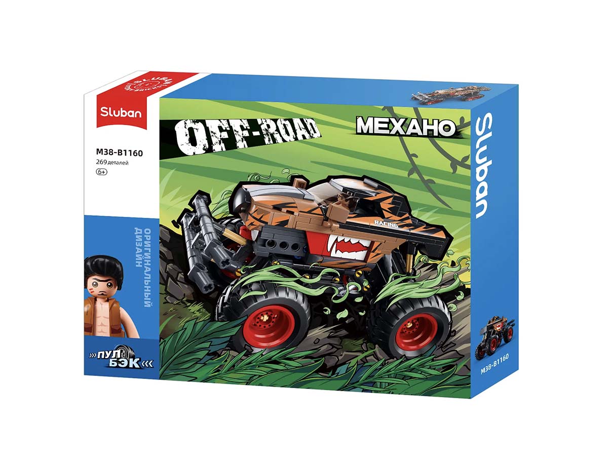 Կոնստրուկտոր Sluban МЕХАНО OFFROAD, Մոդել M38-B1160, 269կտ