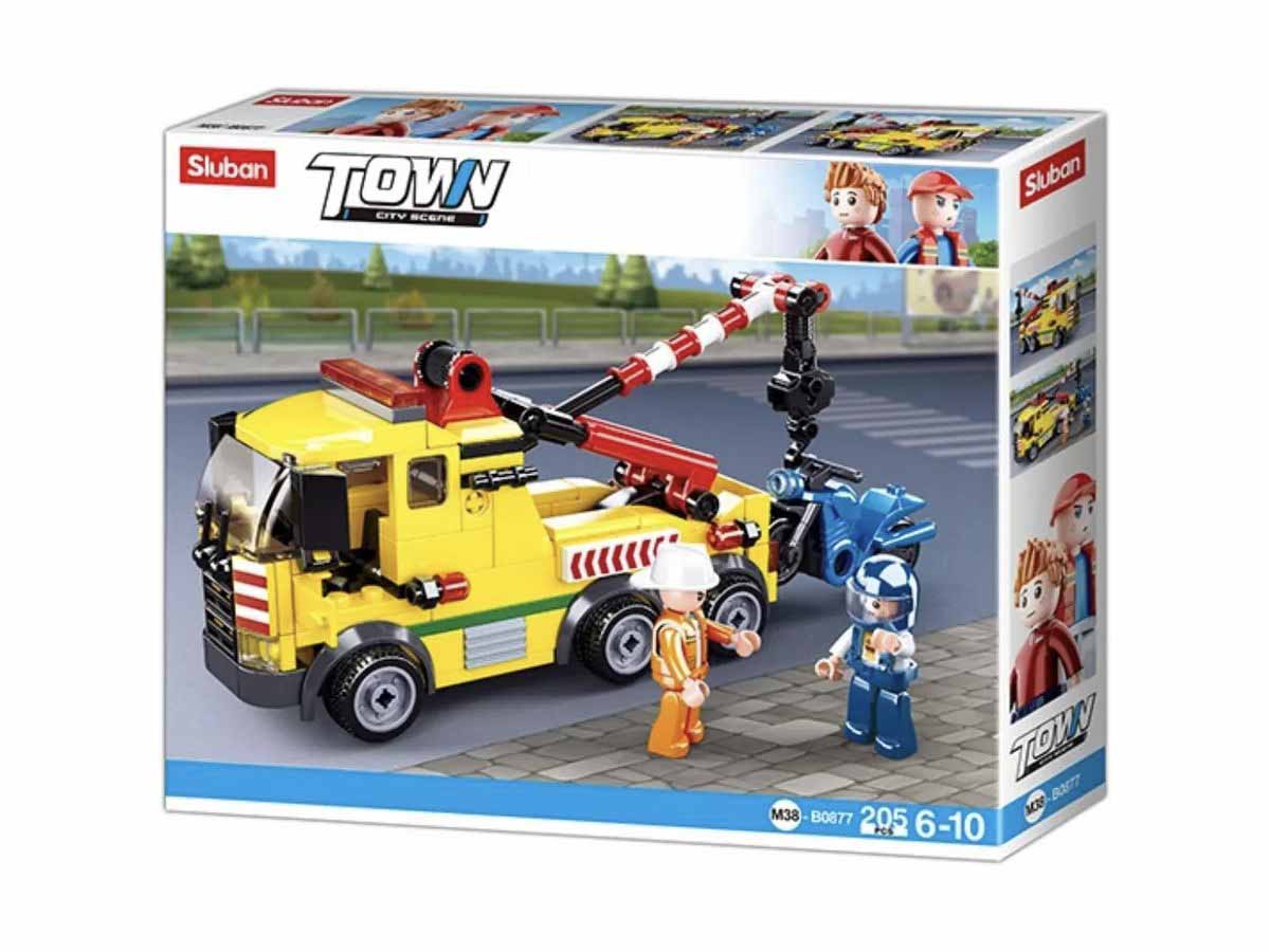Կոնստրուկտոր Sluban Город, Մոդել M38-B0877, 205կտ, Էվակուատոր Մոտո Տանող