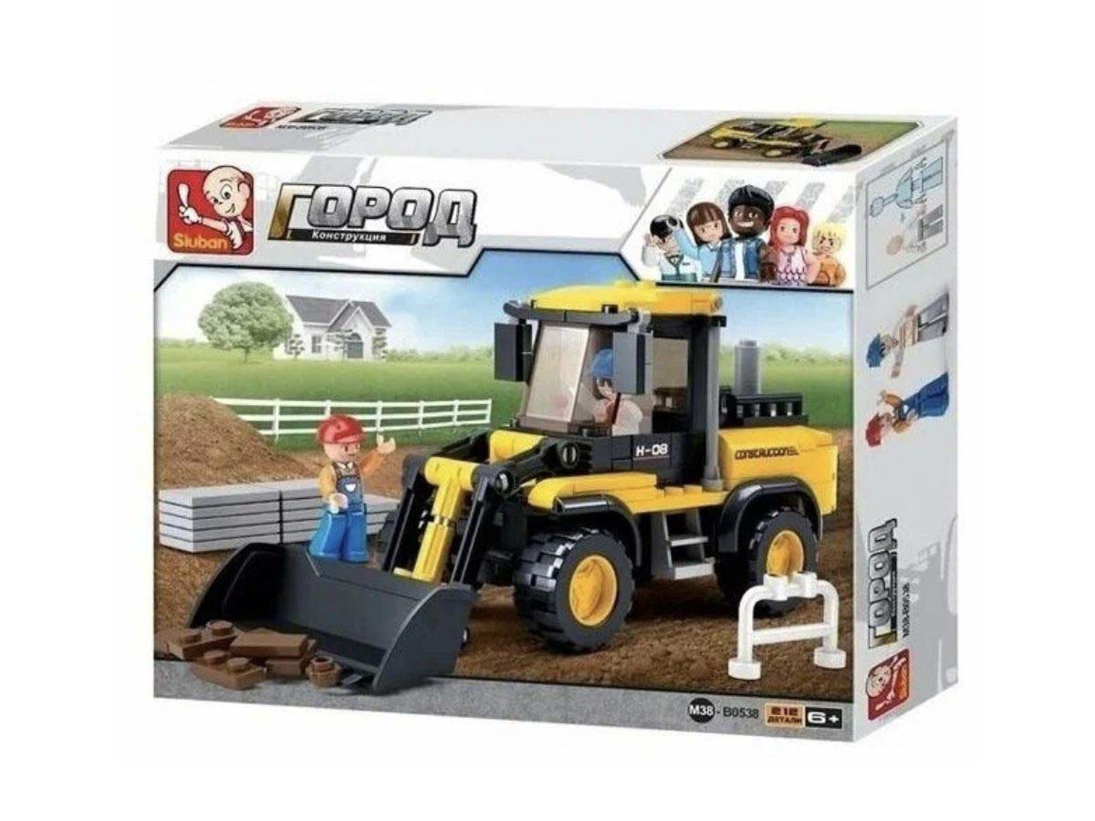 Կոնստրուկտոր Sluban Город, Մոդել M38-B0538, 212կտ Տրակտոր