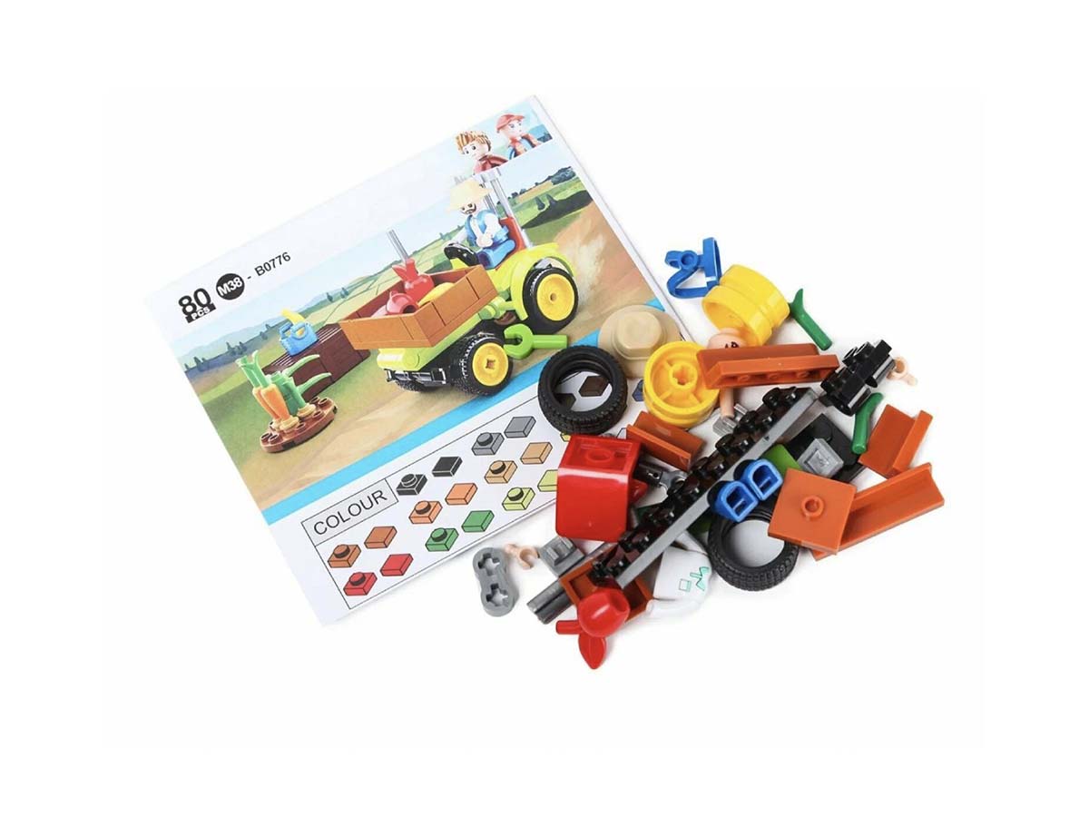 Կոնստրուկտոր Sluban Город Ферма, Մոդել M38-B0776, 80կտ. Տրակտոր