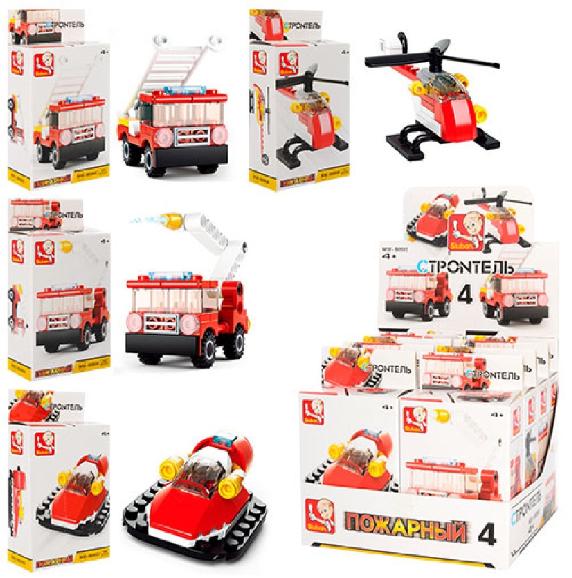 Կոնստրուկտոր Sluban Builder, Մոդել M38-B0593 Հրշեջ