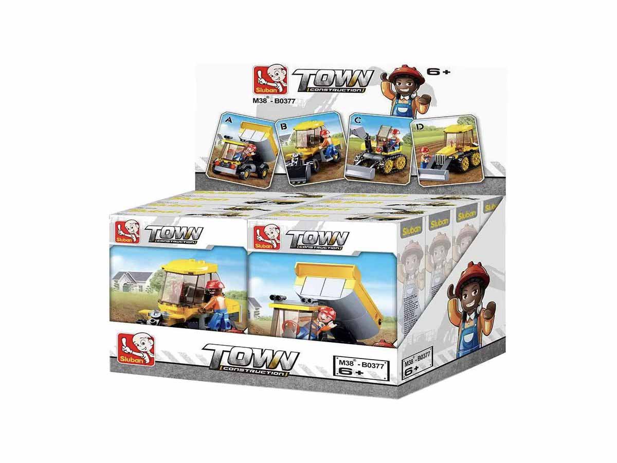 Կոնստրուկտոր Sluban Город, Մոդել M38 – B0377 – Շինարարական Տեխնիկա