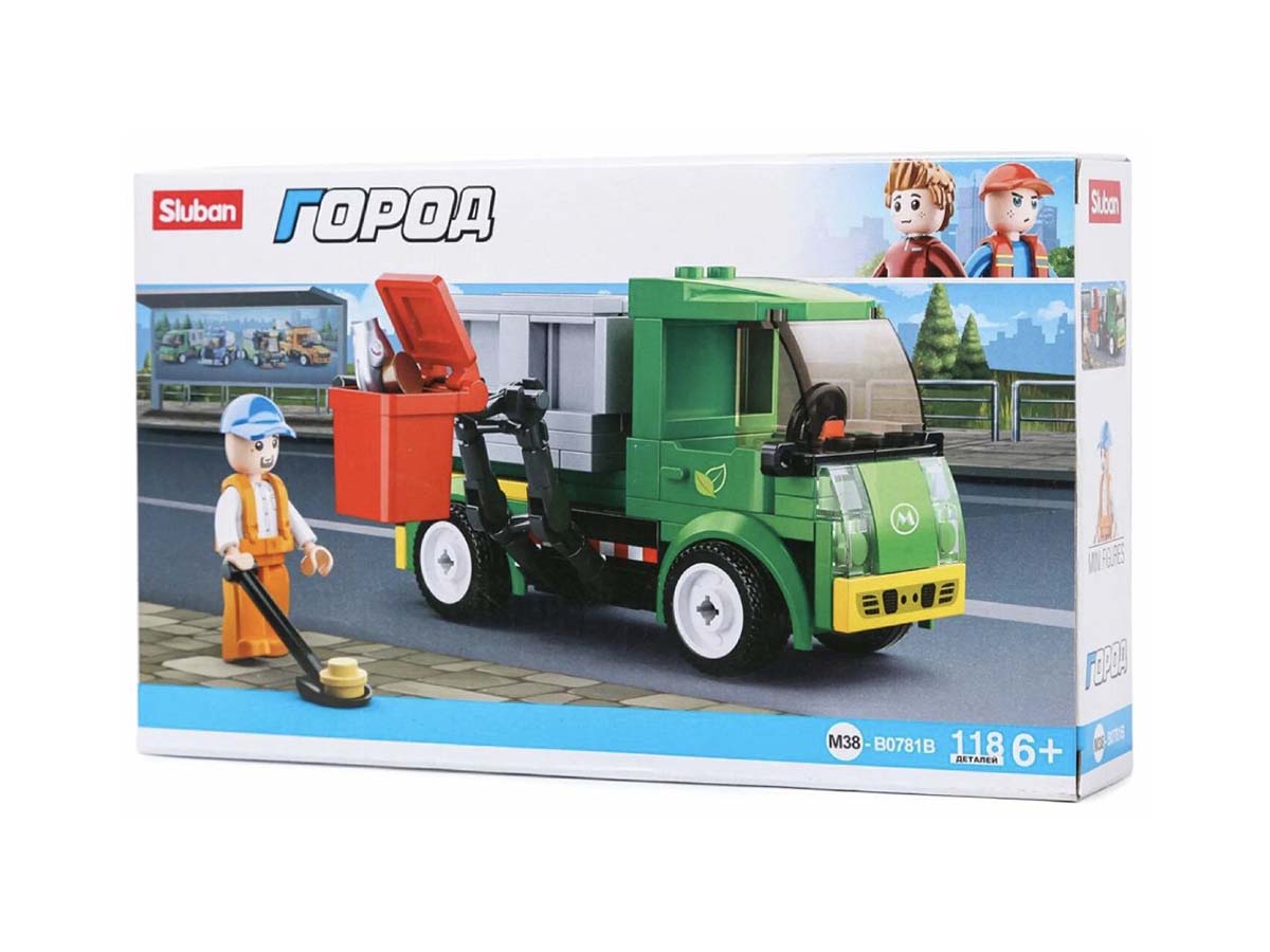 Կոնստրուկտոր Sluban Город, Մոդել M38-B0781, Ճանապարհաշինարարական