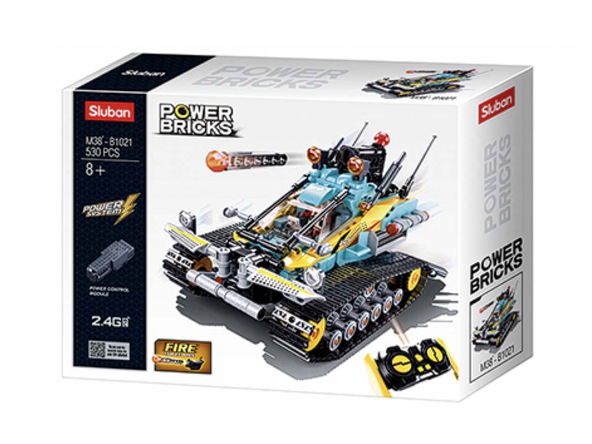 Կոնստրուկտոր Sluban МЕХАНО, Մոդել M38-B1021, 530կտ, Ցեփով Ամենագնաց, Կրակող