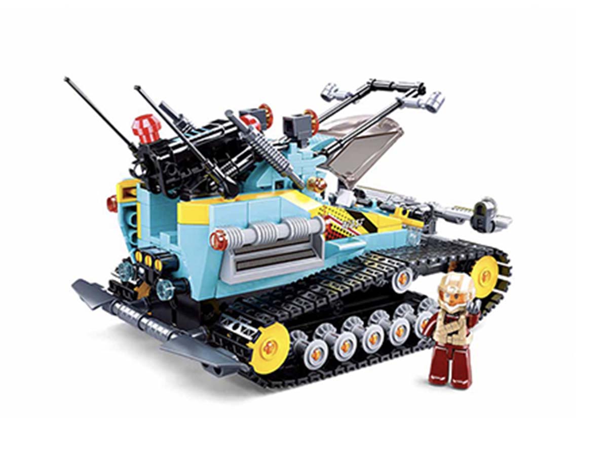 Կոնստրուկտոր Sluban МЕХАНО, Մոդել M38-B1021, 530կտ, Ցեփով Ամենագնաց, Կրակող