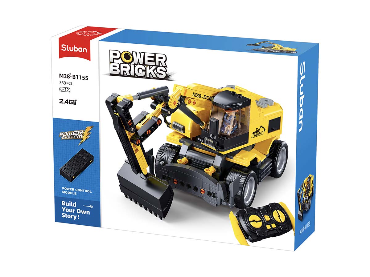 Կոնստրուկտոր Sluban МЕХАНО, Մոդել M38-B1155, 353կտ, Էքսկավատոր