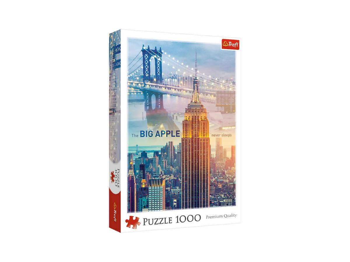 Թղթ Փազլ Trefl Puzzles – 1000 Cities, 10393 New York At Dawn