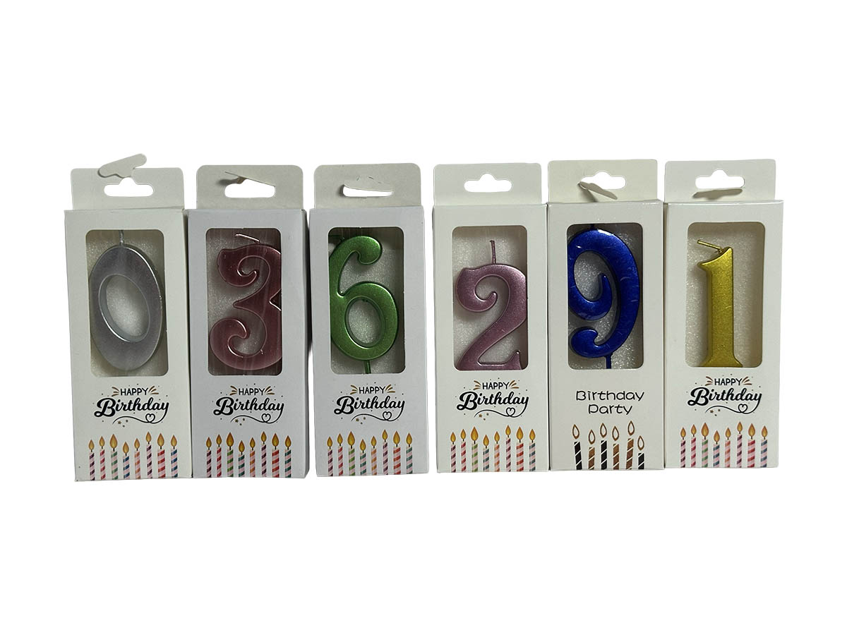 Մոմ Թվերով Ոսկ-յն / Արծաթ