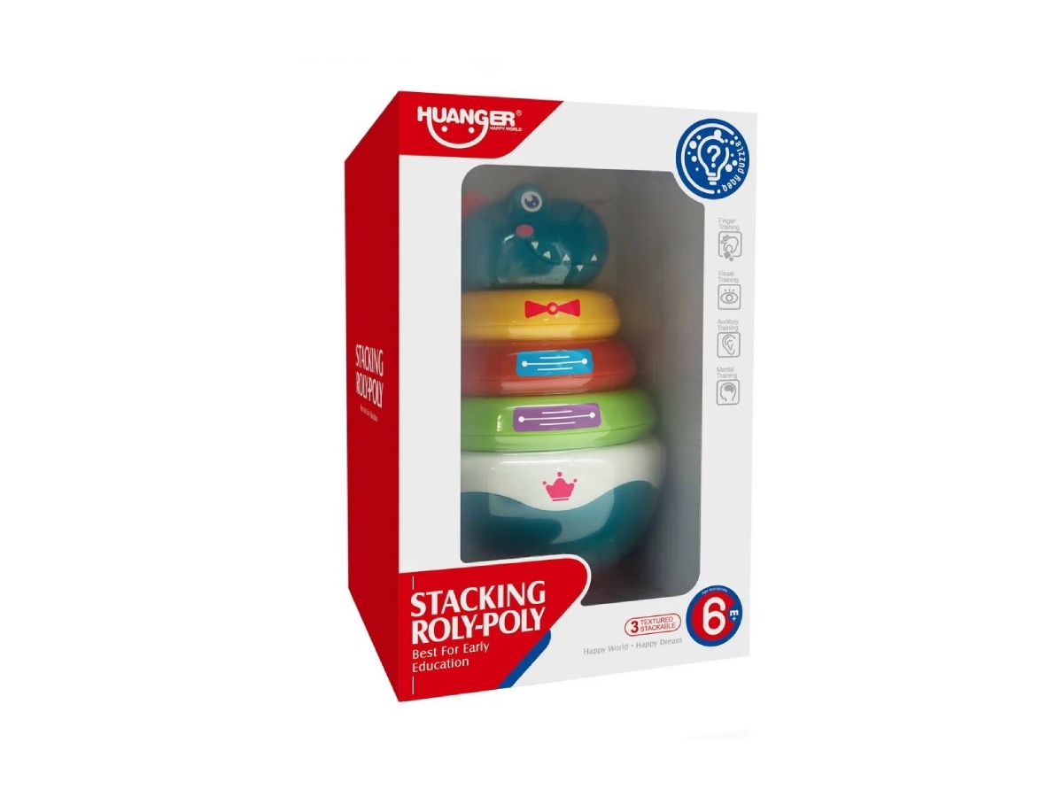 Խաղալիք Dino Stacking Roly-Poly HE0298