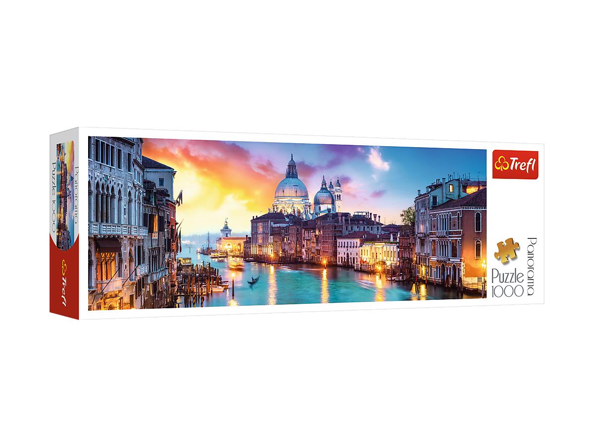 Թղթե Փազլ Trefl Puzzles – “1000 Panorama” – Canal Grande, Venice / Fotolia