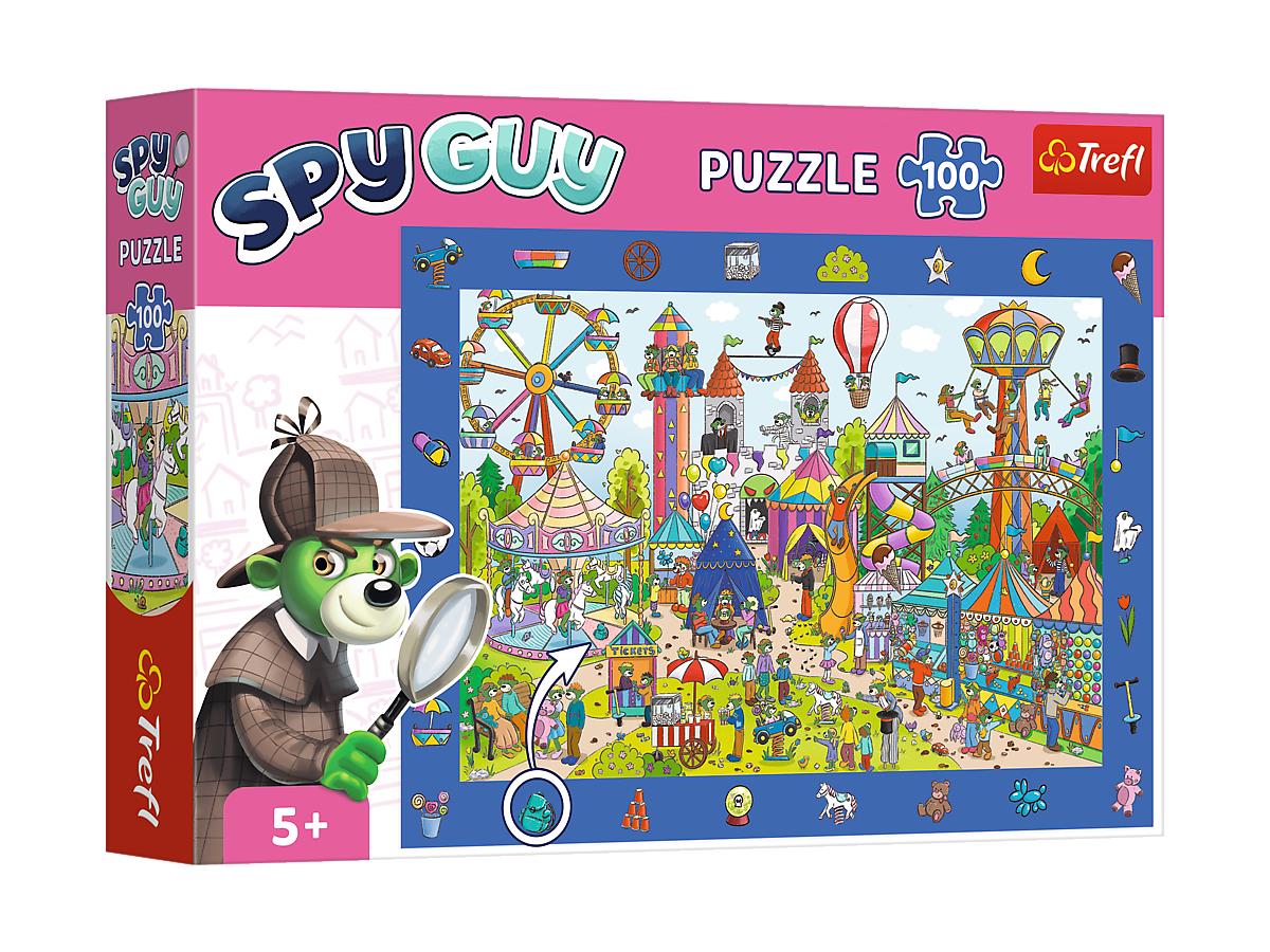 Թղթե Փազլ Trefl Puzzles – “100 Observation” – Spy Guy – Amusement park / KAZSTUDIO SA