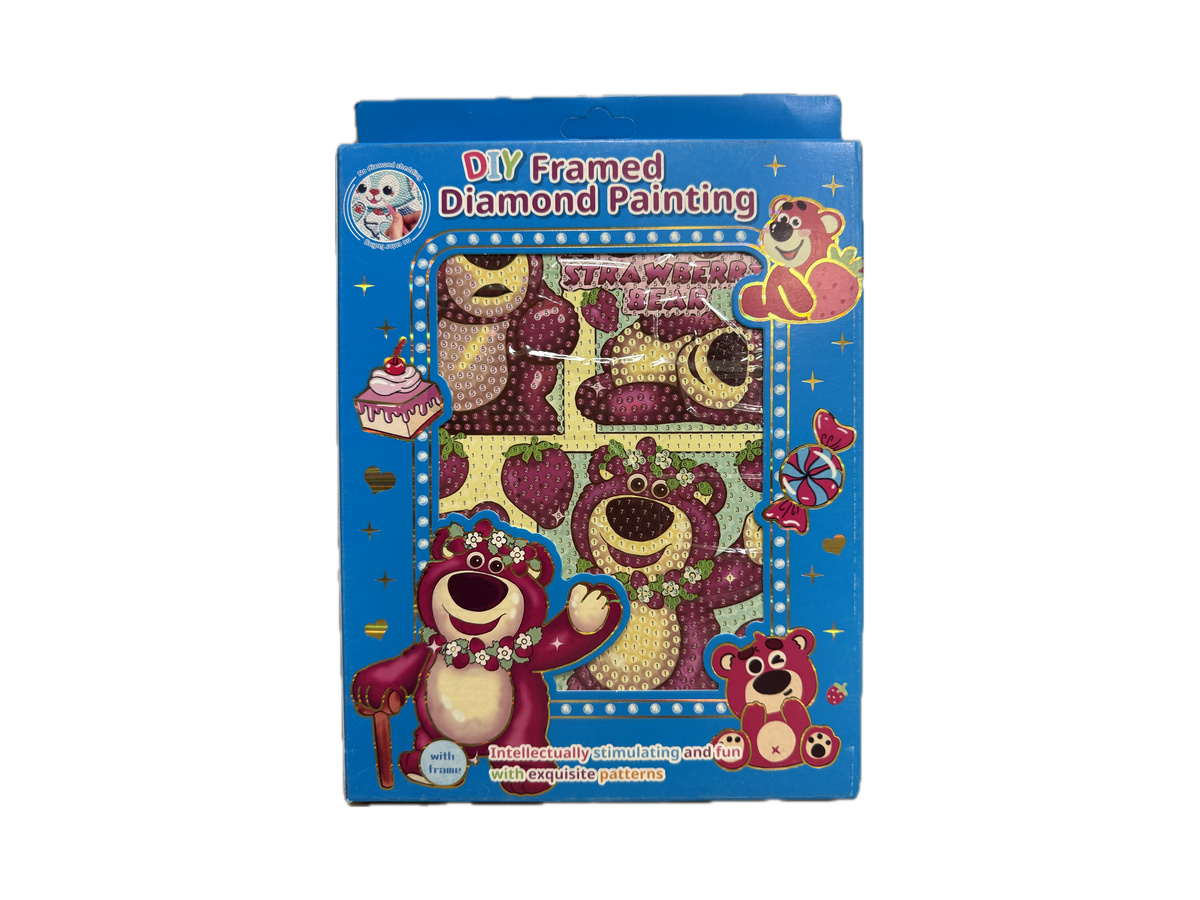 Խճանկար Ադամանդներով Շրջանակով A4 DIY