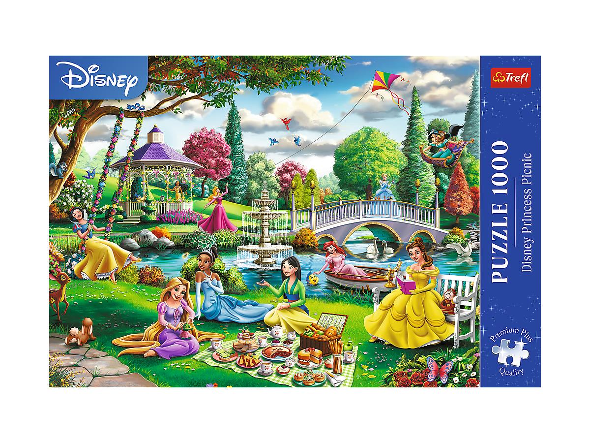 Թղթ Փազլ Trefl Puzzles - "1000 Premium Plus" - Disney Princess Picnic / Disney Princess_FSC Mix 70%