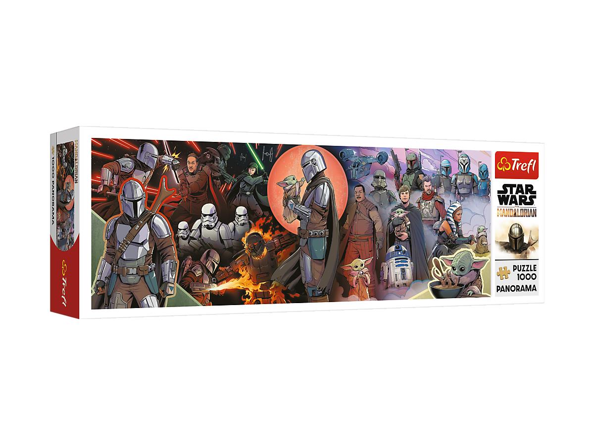 Թղթե Փազլ Trefl Puzzles – “1000 Panorama” – Adventures of the Mandalorian / Lucasfilm Star Wars