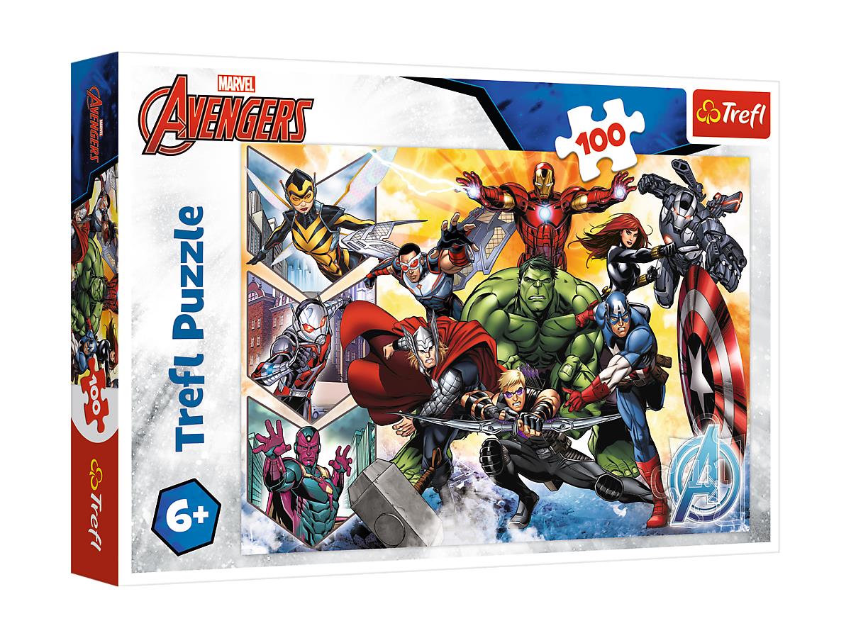 Թղթե Փազլ Trefl Puzzles – “100” – The power of the Avengers / Disney Marvel The Avengers