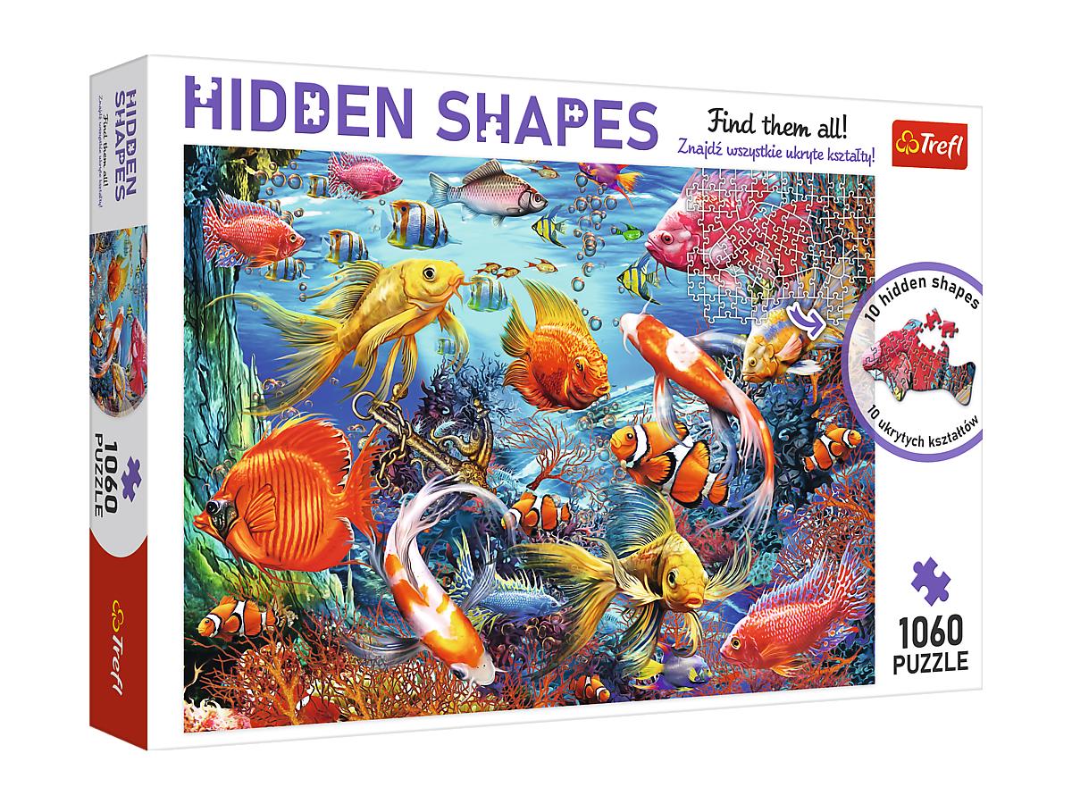 Թղթե Փազլ Trefl Puzzles – “1000 Hidden Shapes” – Underwater Life