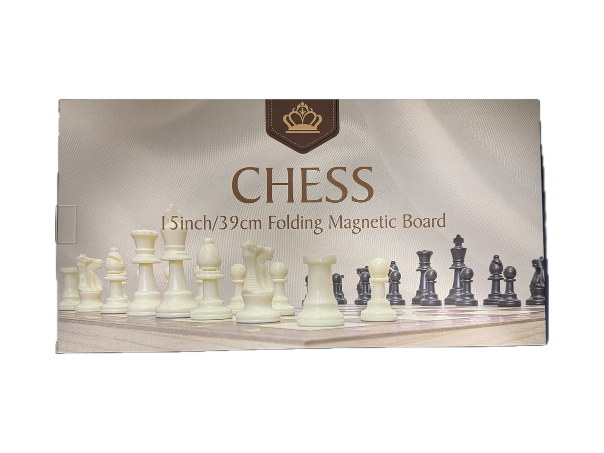Շախմատ Folging Magnetic Փայտ 17/44սմ Մեծ