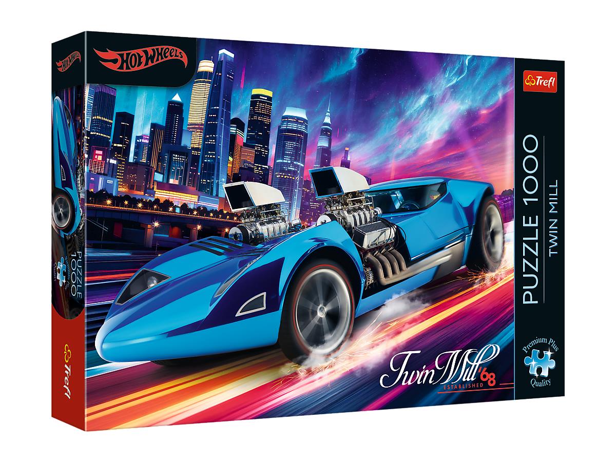Թղթե Փազլ Trefl Puzzles – “1000 Premium Plus” – Hot Wheels: Twin Mill_FSC Mix 70% / Hot Wheels