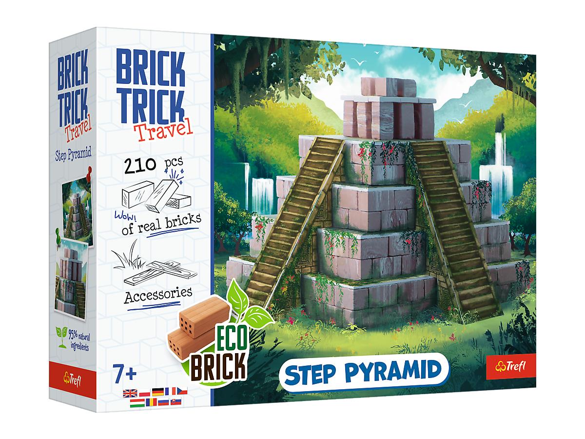 Զարգացնող Խաղ Trefl – Brick Trick – “M” – Travel – Step Pyramid_ECO_EN