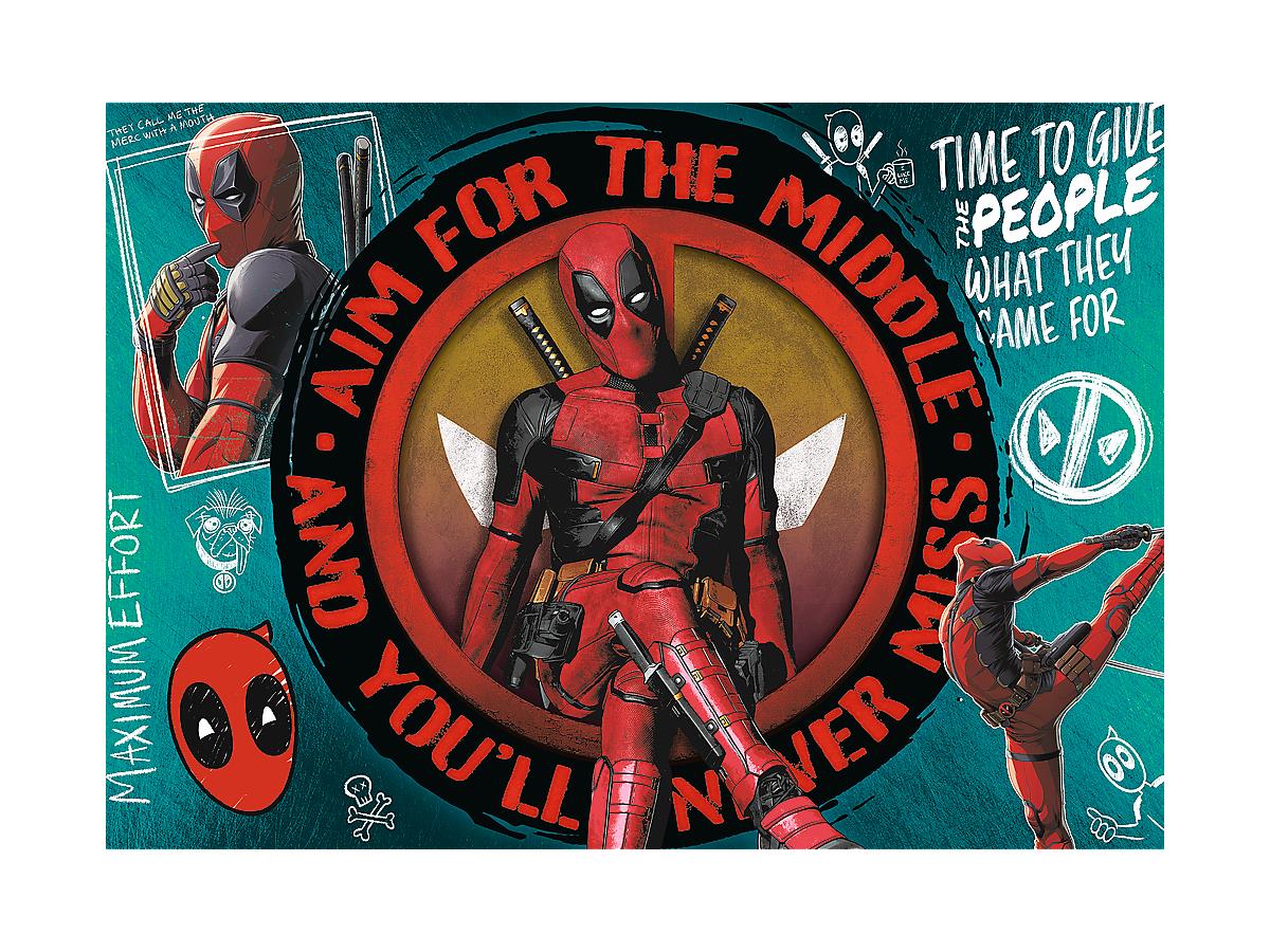 Թղթ Փազլ Trefl Puzzles - "1000 Premium Plus" - Deadpool_FSC Mix 70% / Marvel Deadpool