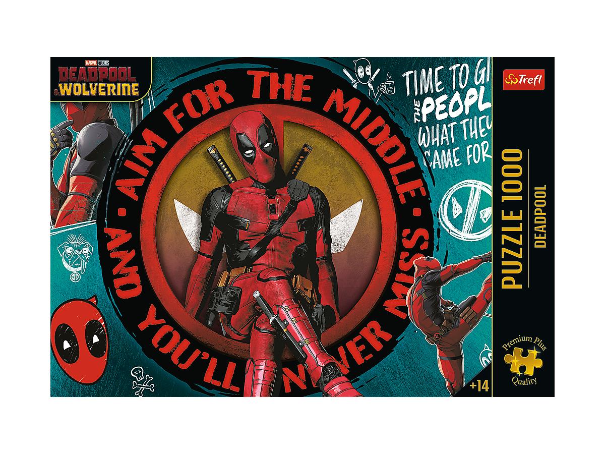 Թղթ Փազլ Trefl Puzzles - "1000 Premium Plus" - Deadpool_FSC Mix 70% / Marvel Deadpool