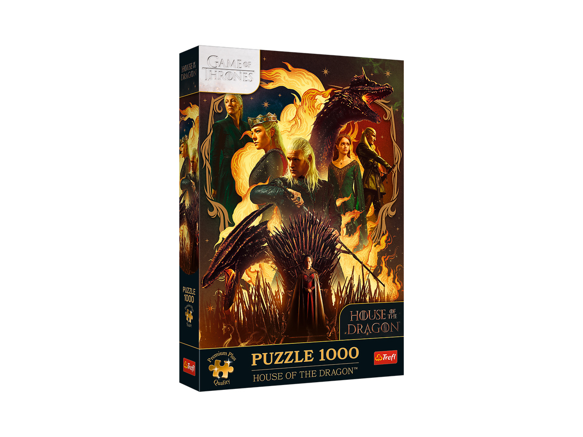 Թղթե Փազլ Trefl Puzzles – “1000 Premium Plus” – House of the Dragon_FSC Mix 70% / Warner