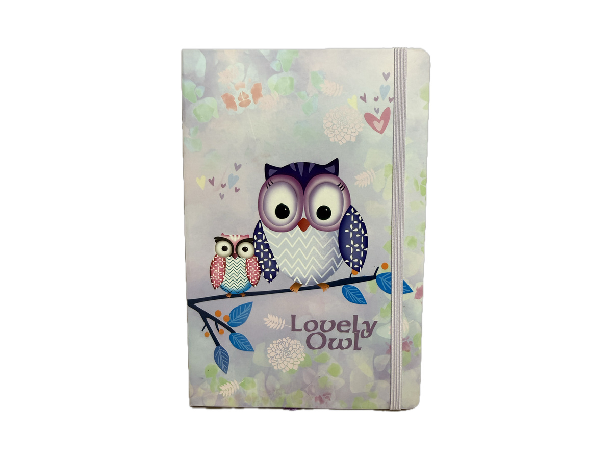 Նոթատետր A5 – Բու Ռեզինով