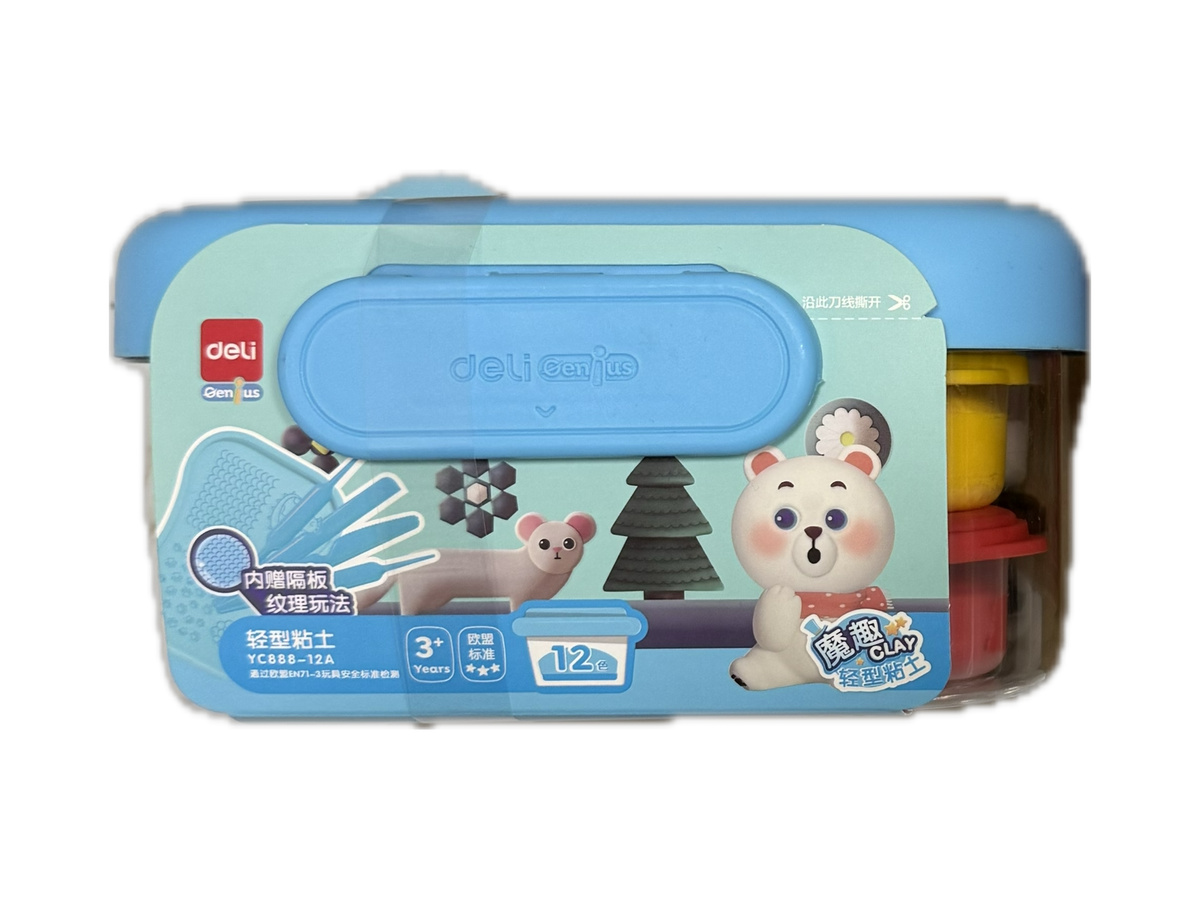 Պլաստիլին Չորացող DELI – 12գ