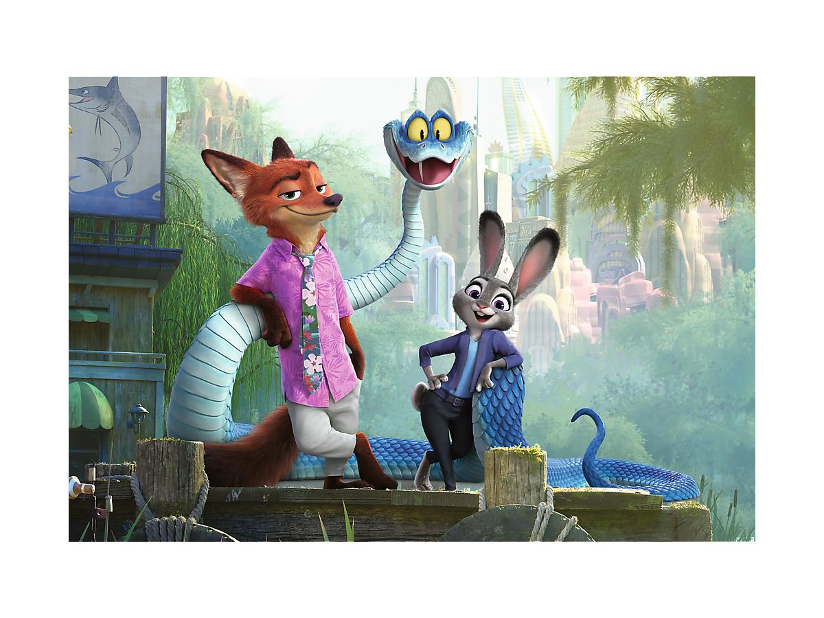 Թղթ Փազլ Trefl Puzzles - "100" - Secrets of Zootopia / Disney Zootopia 2 FSC Mix 70%