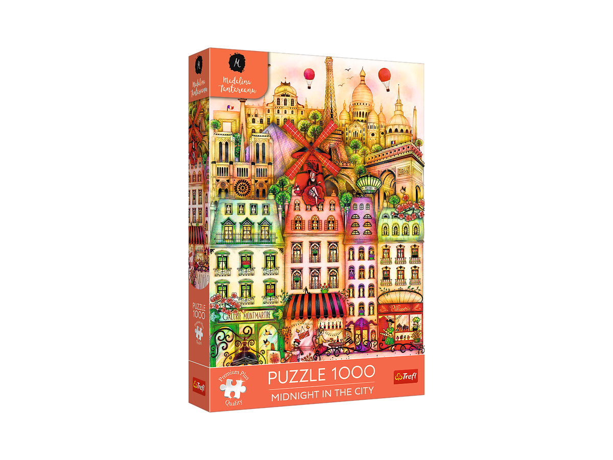 Թղթե Փազլ Trefl Puzzles – “1000 Premium Plus” – Midnight in Paris / Madalina Tantareanu_FSC Mix 70%