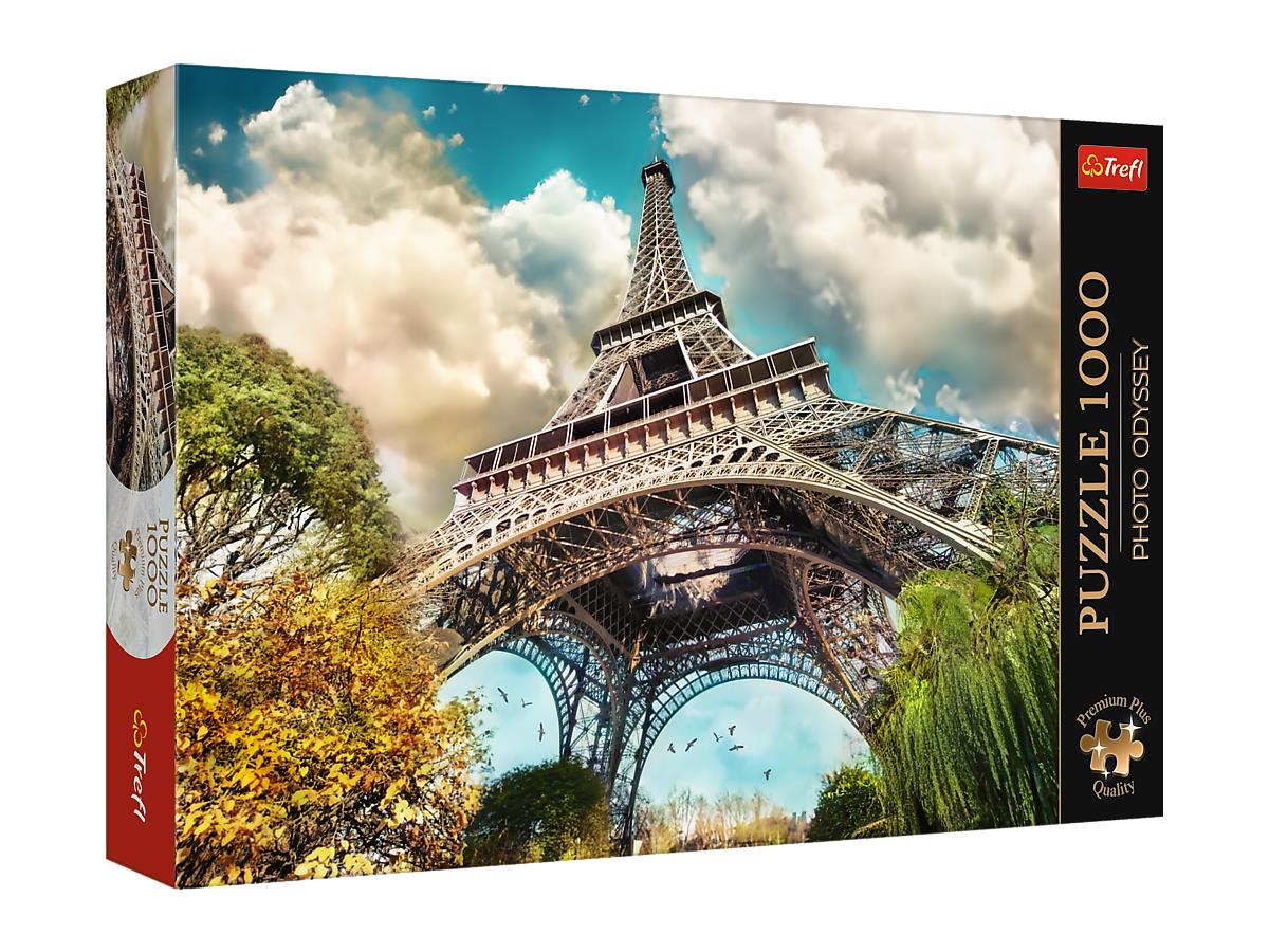 Թղթե Փազլ Trefl Puzzles – “1000 Premium Plus” – Photo Odyssey: Eiffel Tower in Paris, France_FSC Mix