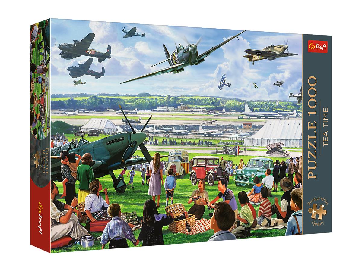 Թղթե Փազլ Trefl Puzzles – “1000 Premium Plus” – Tea Time: Air Show_FSC Mix 70%
