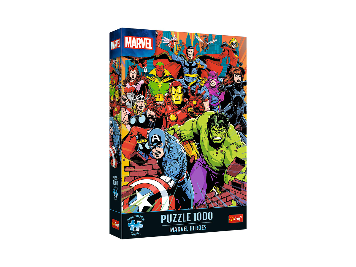 Թղթե Փազլ Trefl Puzzles – “1000 Premium Plus” – Marvel Heroes_FSC Mix 70% / Marvel Heroes