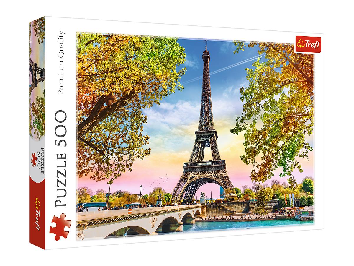 Թղթե Փազլ Trefl – Puzzle 500 – Romantic Paris FSC Mix 70%