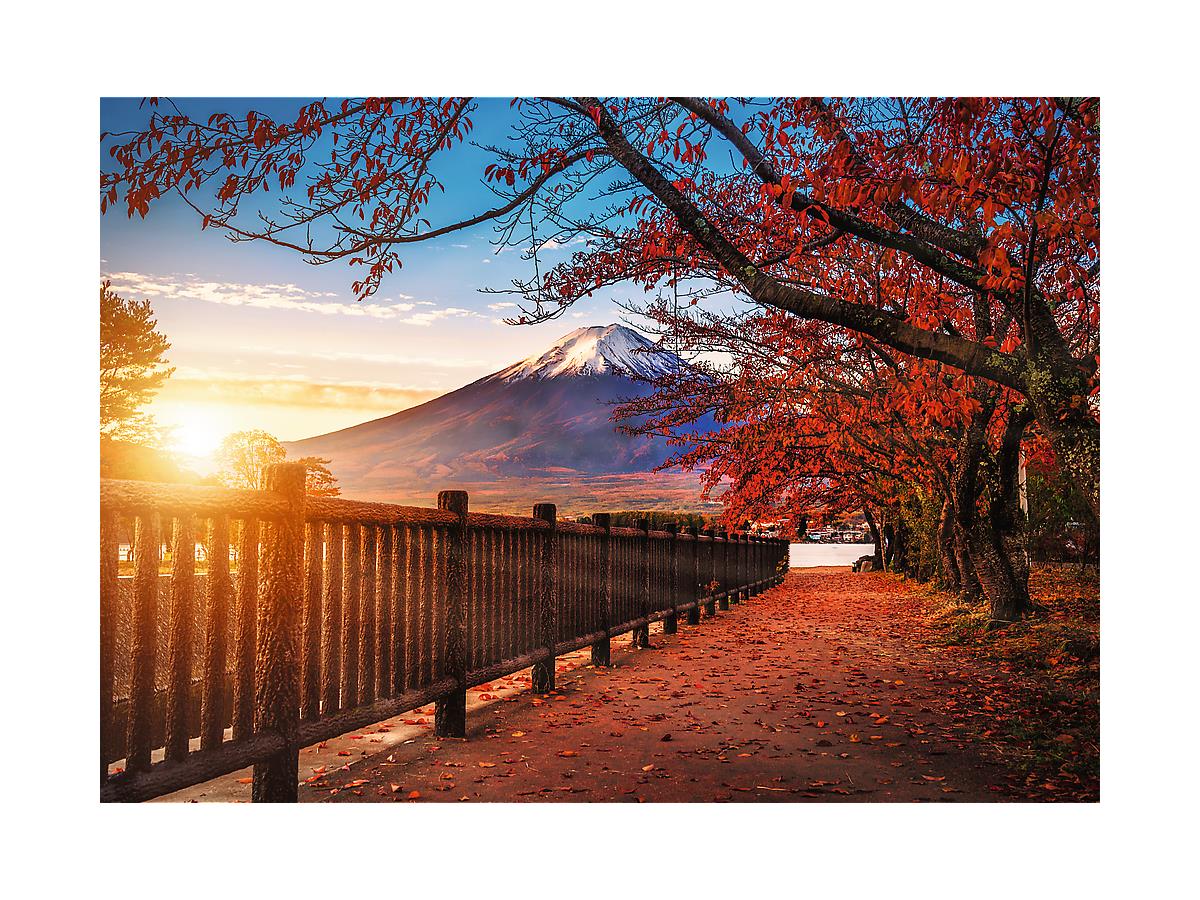 Թղթ Փազլ Trefl Puzzles - "1000 Premium Plus" - Photo Odyssey: Mount Fuji , Japan_FSC Mix 70%