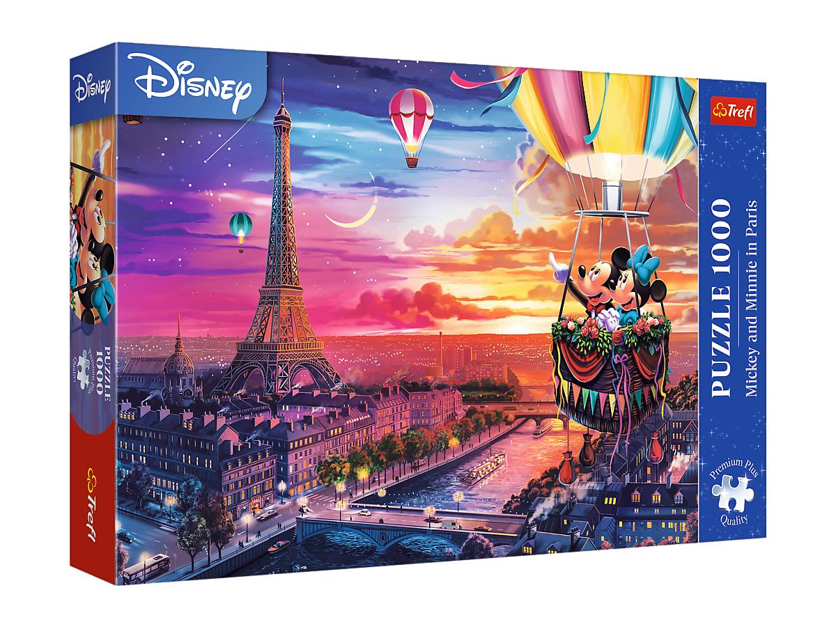 Թղթե Փազլ Trefl Puzzles – “1000 Premium Plus” – Mickey and Minnie in Paris / Disney_FSC Mix 70%